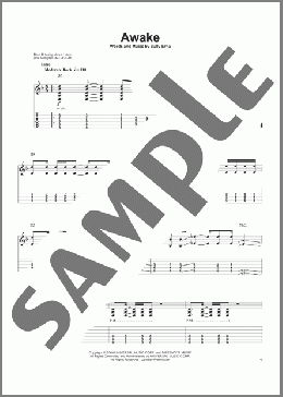 Awake(Godsmack) 楽譜 ギタースコア ダウンロード