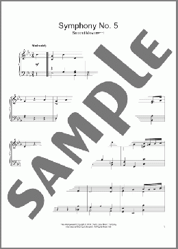 Symphony No. 5(Franz Schubert) 楽譜 ピアノ（ソロ） ダウンロード