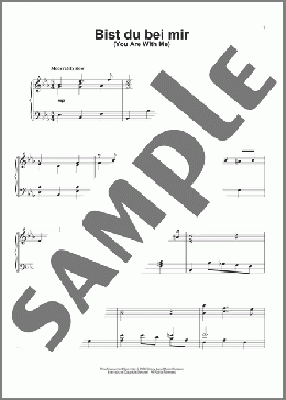 Bist Du Bei Mir (You Are With Me)(Johann Sebastian Bach) 楽譜 ピアノ（ソロ） ダウンロード