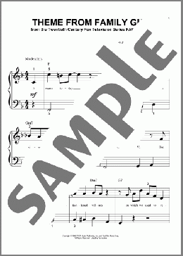 Theme From Family Guy(TV Theme Song/Seth MacFarlane) 楽譜 ピアノ（ソロ） ダウンロード