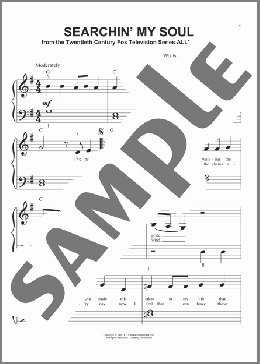 Searchin' My Soul(Vonda Shepard) 楽譜 ピアノ（ソロ） ダウンロード
