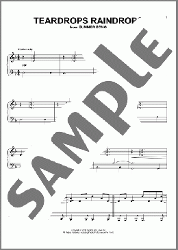 Teardrops Raindrops(Mannheim Steamroller) 楽譜 ピアノ（ソロ） ダウンロード