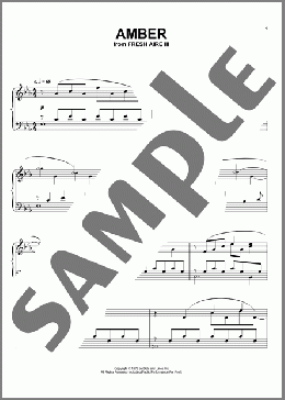 Amber(Mannheim Steamroller) 楽譜 ピアノ（ソロ） ダウンロード
