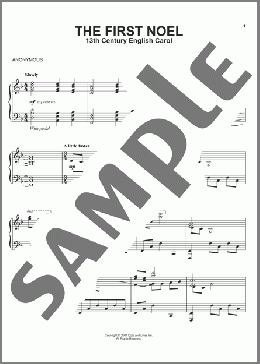 The First Noel(Mannheim Steamroller) 楽譜 ピアノ（ソロ） ダウンロード