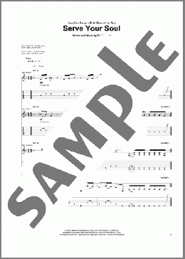 Serve Your Soul(Ben Harper) 楽譜 ギター（ソロ） ダウンロード