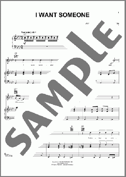 I Want Someone(The Mad Lads) 楽譜 ピアノ & ボーカル & ギター ダウンロード