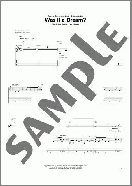 Was It A Dream?(30 Seconds To Mars) 楽譜 ギター（ソロ） ダウンロード