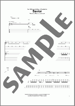 Savior(30 Seconds To Mars) 楽譜 ギター（ソロ） ダウンロード