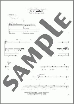 R-Evolve(30 Seconds To Mars) 楽譜 ギター（ソロ） ダウンロード