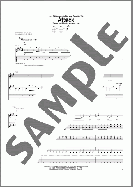 Attack(30 Seconds To Mars) 楽譜 ギター（ソロ） ダウンロード