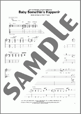 Baby Somethin's Happenin'(Peter Frampton) 楽譜 ギター（ソロ） ダウンロード