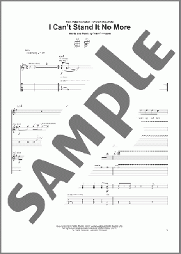 I Can't Stand It No More(Peter Frampton) 楽譜 ギター（ソロ） ダウンロード
