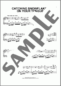 Catching Snowflakes On Your Tongue(Mannheim Steamroller) 楽譜 ピアノ（ソロ） ダウンロード