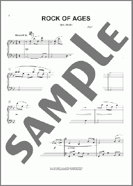 Rock Of Ages (arr. Larry Moore)(Augustus M. Toplady) 楽譜 ピアノ（連弾） ダウンロード