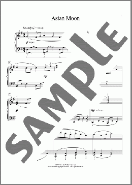 Asian Moon(Joyce Schatz Pease) 楽譜 ピアノ（ソロ） ダウンロード