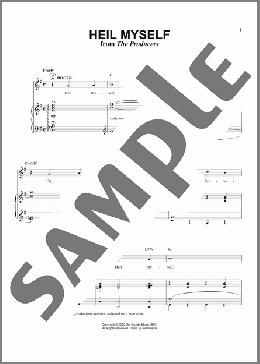 Heil Myself(Mel Brooks) 楽譜 ピアノ & ボーカル ダウンロード