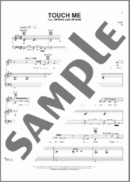 Touch Me(Duncan Sheik/Steven Sater/Spring Awakening (Musical)) 楽譜 ピアノ & ボーカル & ギター ダウンロード