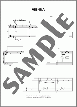 Vienna(The Fray) 楽譜 ピアノ（ソロ） ダウンロード