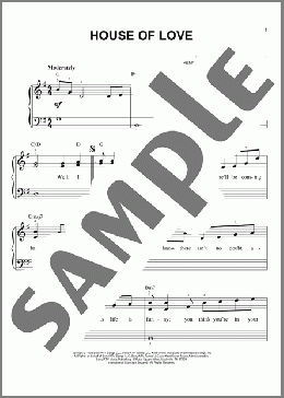 House Of Love(Amy Grant/Amy Grant with Vince Gill) 楽譜 ピアノ（ソロ） ダウンロード