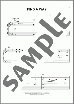 Find A Way(Amy Grant/Michael W. Smith) 楽譜 ピアノ（ソロ） ダウンロード