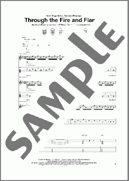 Through The Fire And Flames(Dragonforce) 楽譜 ギター（ソロ） ダウンロード