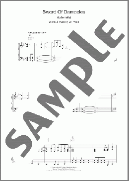 Sword Of Damocles(Lou Reed) 楽譜 その他 ダウンロード