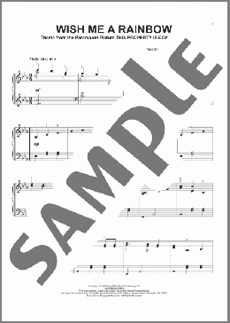 Wish Me A Rainbow(Jay Livingston) 楽譜 ピアノ（ソロ） ダウンロード
