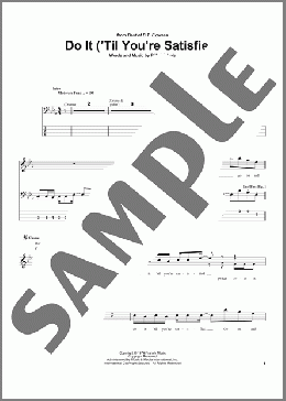 Do It ('Til You're Satisfied)(B.T. Express) 楽譜 ベース ダウンロード