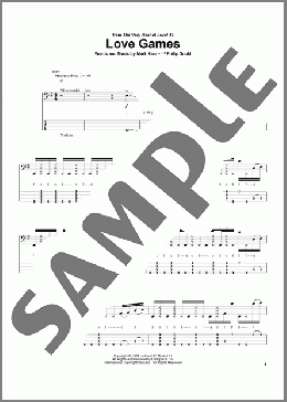 Love Games(Level 42) 楽譜 ベース ダウンロード