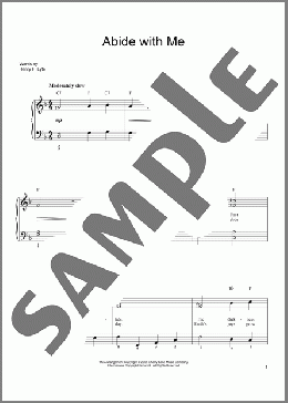 Abide With Me(Henry F. Lyte) 楽譜 ピアノ（ソロ） ダウンロード