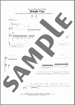 Break You(Lamb Of God) 楽譜 ギター（ソロ） ダウンロード