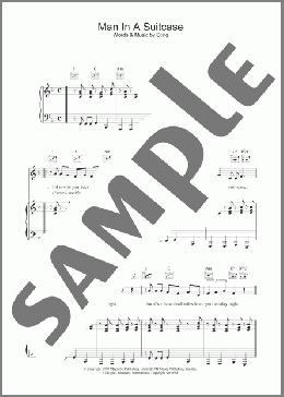 Man In A Suitcase(The Police) 楽譜 その他 ダウンロード