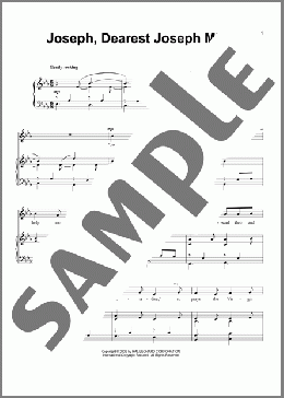 Joseph Dearest, Joseph Mine(Traditional German Carol) 楽譜 ピアノ & ボーカル ダウンロード