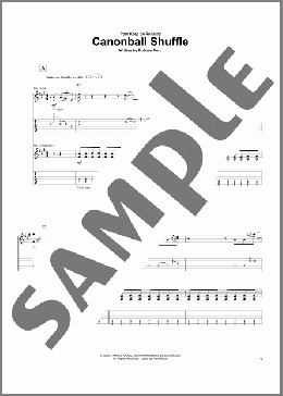 Cannonball Shuffle(Robben Ford) 楽譜 ギター（ソロ） ダウンロード