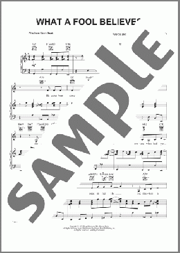 What A Fool Believes(Michael McDonald/The Doobie Brothers) 楽譜 ピアノ & ボーカル & ギター ダウンロード