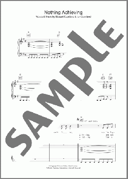 Nothing Achieving(The Police) 楽譜 その他 ダウンロード