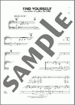 Find Yourself (from Cars)(Brad Paisley/Cars (Movie)) 楽譜 ピアノ & ボーカル & ギター ダウンロード