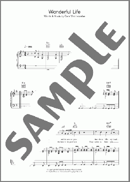 Wonderful Life(Black) 楽譜 その他 ダウンロード