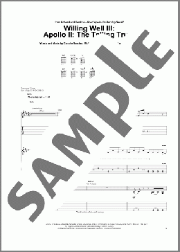 Willing Well III: Apollo II: The Telling Truth(Coheed And Cambria) 楽譜 ギター（ソロ） ダウンロード