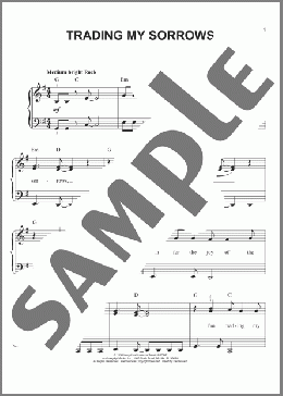 Trading My Sorrows(Darrell Evans) 楽譜 ピアノ（ソロ） ダウンロード