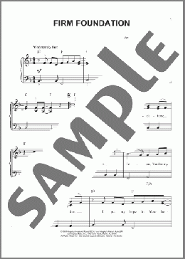 Firm Foundation(Nancy Gordon) 楽譜 ピアノ（ソロ） ダウンロード