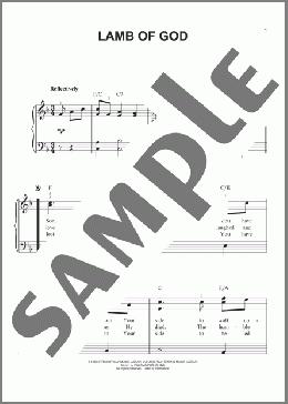 Lamb Of God(Twila Paris) 楽譜 ピアノ（ソロ） ダウンロード