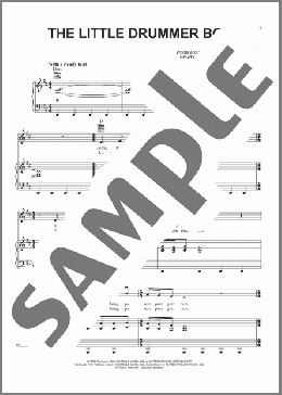 The Little Drummer Boy(MercyMe/Katherine K. Davis) 楽譜 ピアノ & ボーカル & ギター ダウンロード
