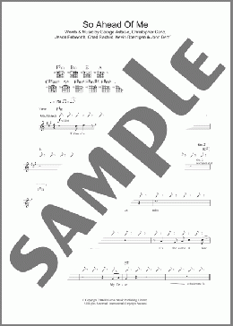 So Ahead Of Me(Orson) 楽譜 ギター（ソロ） ダウンロード