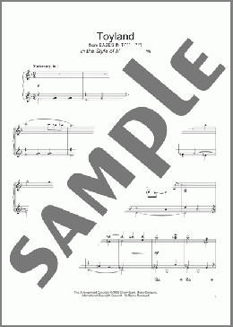 Toyland (in the style of Maurice Ravel) (arr. David Pearl)(Doris Day) 楽譜 ピアノ（ソロ） ダウンロード