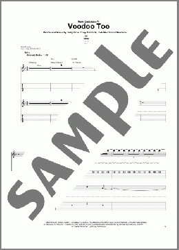 Voodoo Too(Godsmack) 楽譜 ギター（ソロ） ダウンロード