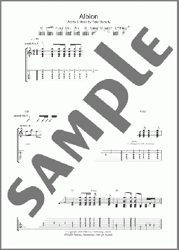 Albion(Babyshambles) 楽譜 ギター（ソロ） ダウンロード