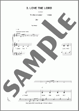 Love The Lord(Alison Hedger) 楽譜 その他 ダウンロード
