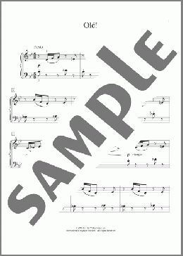 Ole!(Jane Trotter) 楽譜 ピアノ（ソロ） ダウンロード