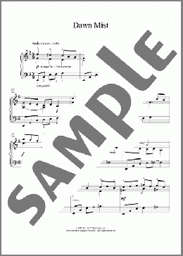 Dawn Mist(Jane Trotter) 楽譜 ピアノ（ソロ） ダウンロード